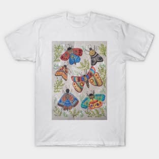 Colorful Moths T-Shirt